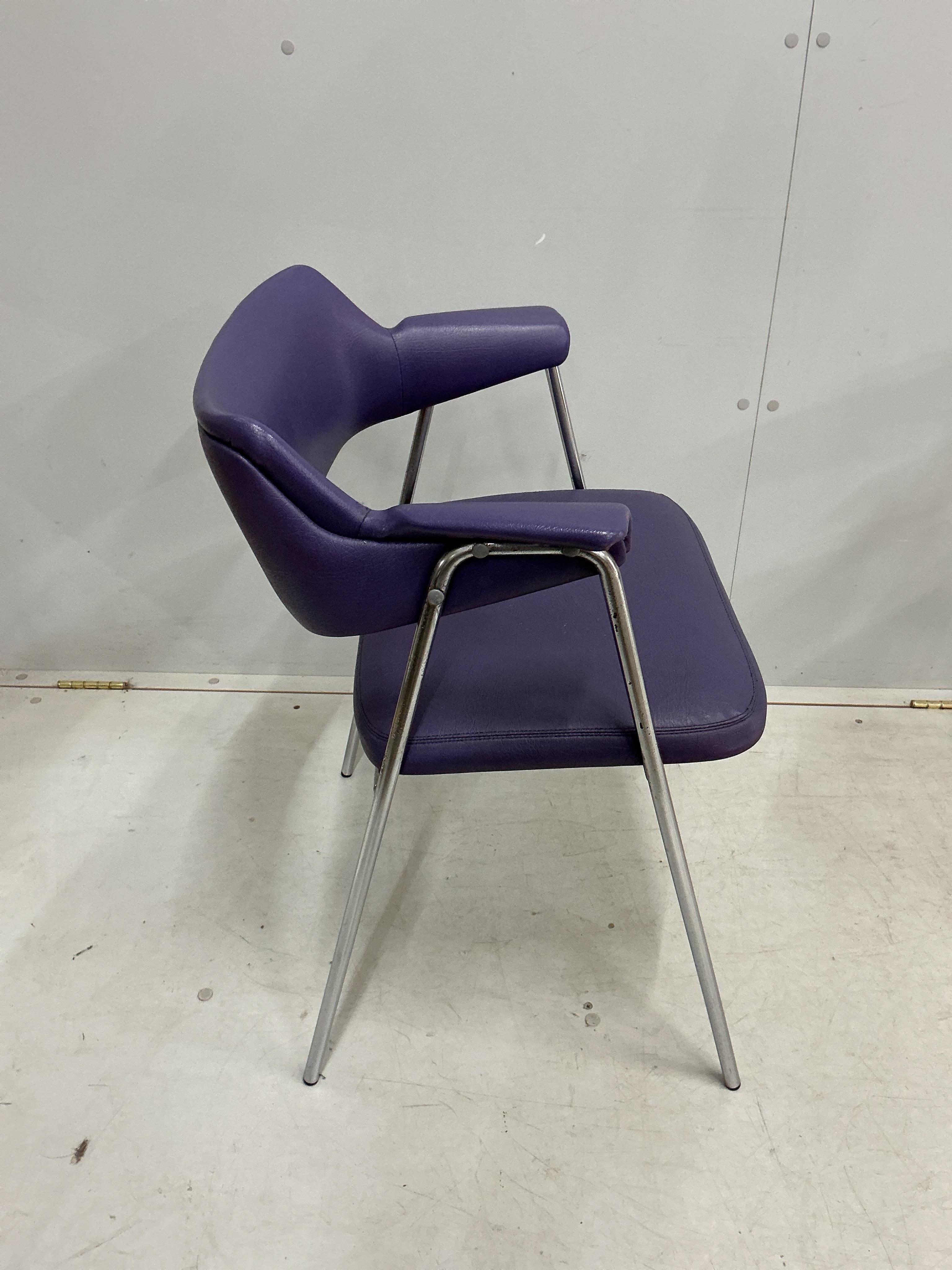 A pair of Ben chairs, width 57cm, depth 38cm, height 74cm